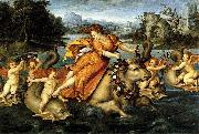 Jean Cousin THe Elder The Rape of Europa oil on canvas